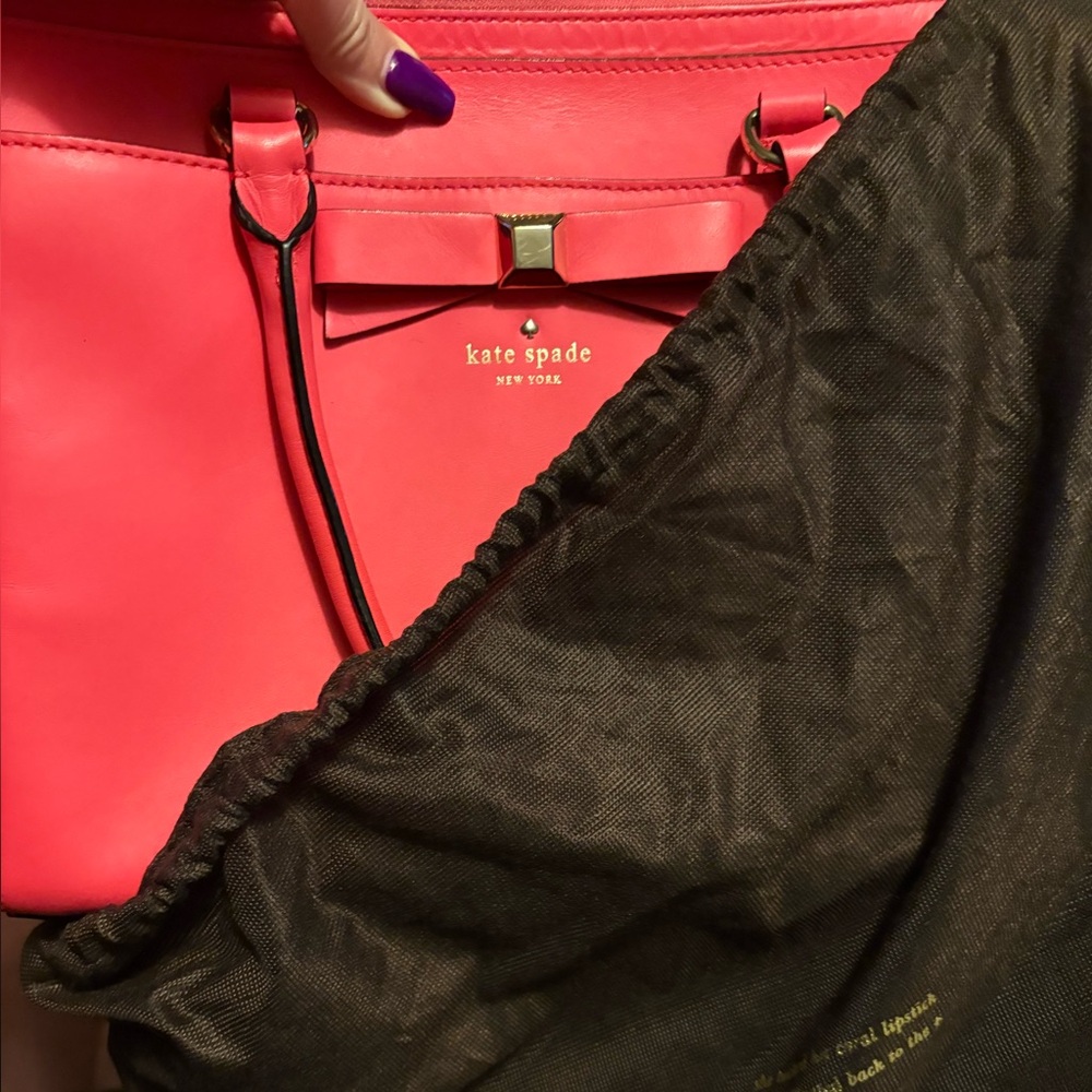 Kate Spade Pink Tote Bag - Picture 8 of 9